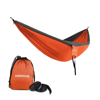 

Outdoor Double Hammock Portable Parachute Cloth 2 Person Hamaca Adult Outdoor Backpacking Travel Survival Hunting Sleeping