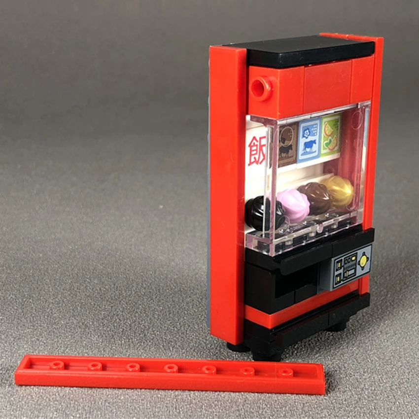 Single Vending Machine Legoings City Street View Accessories Building Blocks MOC Brick Children DIY Kit Toy Gift (3)