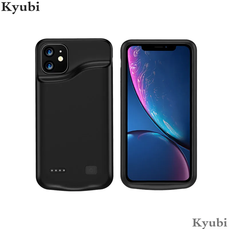 6000 мА/ч внешний аудио чехол для зарядного устройства для iphone 11 Pro Max портативный мягкий силиконовый Аккумулятор для зарядки для iphone 11 Pro 11