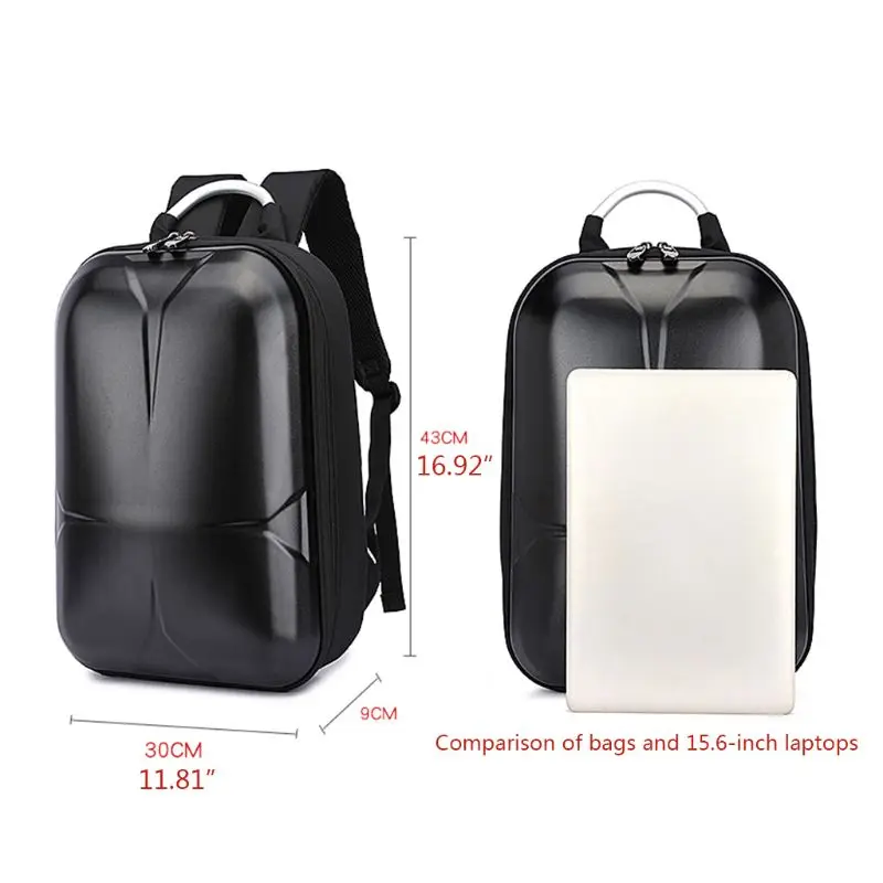 Прямая поставка черный водонепроницаемый жесткий корпус ПК рюкзак сумка для хранения для Xiaomi FIMI X8 SE RC Квадрокоптер дроны аксессуары