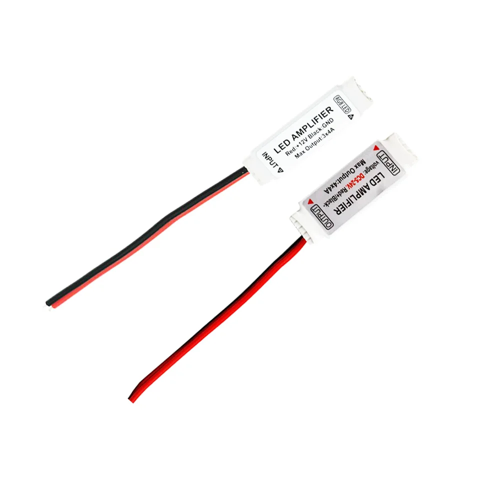 DC5-24V мини светодиодный Усилитель контроллер для RGB RGBW RGBWW 5050 3528 светильник Светодиодная лента повторитель сигнала аксессуар