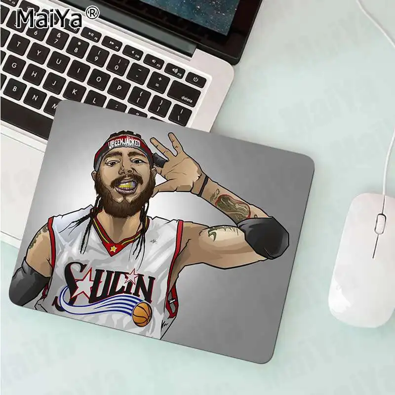 MaiYaCa Post_Malone маленький коврик для мыши PC компьютерный коврик резиновый PC компьютерный игровой коврик для мыши - Цвет: No Lock Edge18x22cm