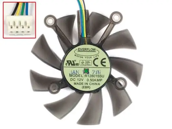 

EVERFLOW R128015SU DC 5V 0.5AMP 4-проводной вентилятор охлаждения сервера