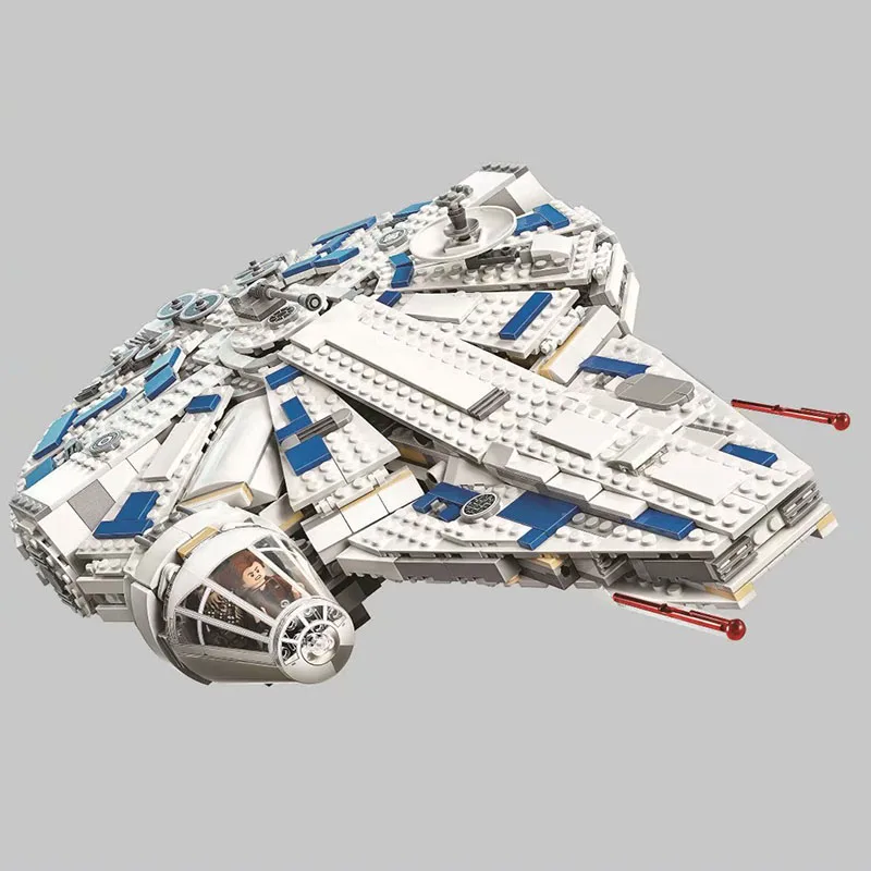 Bela 10915 серия Звездных Войн Kessel Run игрушки тысячелетия Сокол строительные блоки кирпичи дети друзья игрушки Рождество gif 75212
