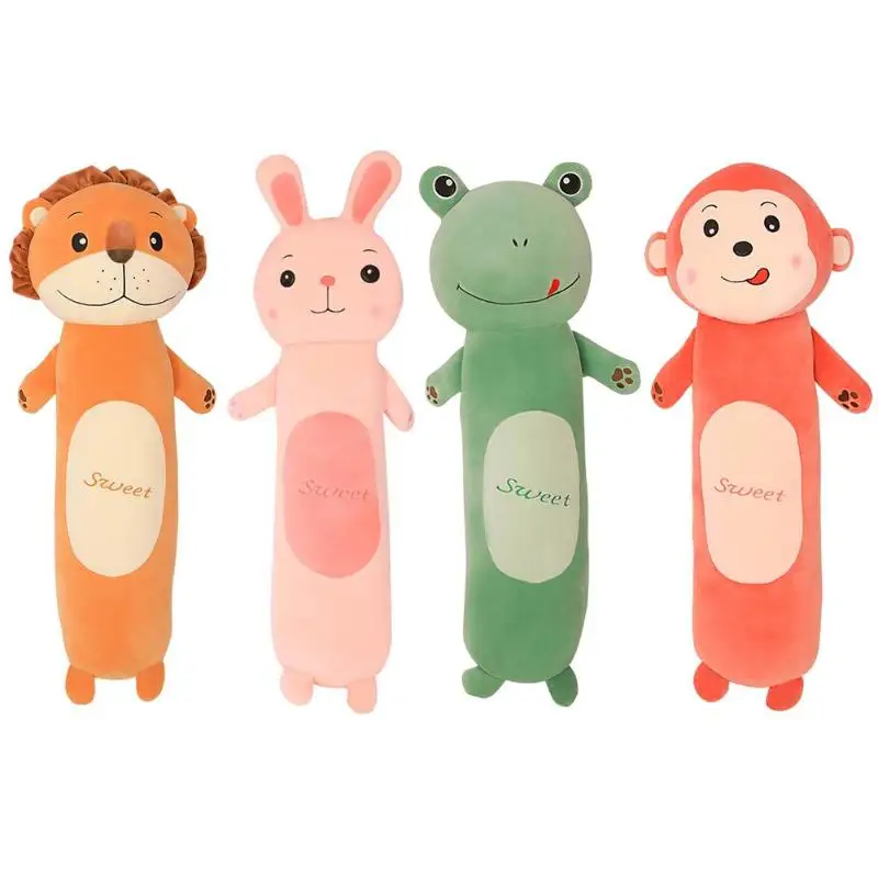 Милая подушка в форме животного цилиндрическая зимняя теплая подушка мягкая детская плюшевая игрушка разумная толщина удобный на ощупь