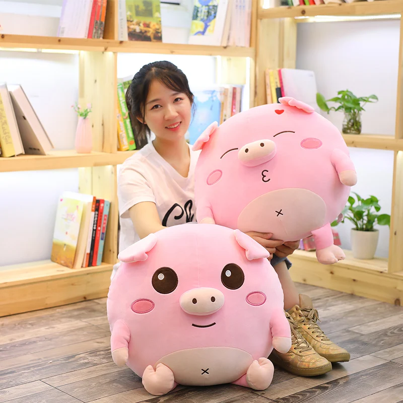 Милый толстый круглый поросенок Плюшевая Кукла kawaii поросенок мягкая игрушка для детей плюшевые игрушки подарок на день рождения