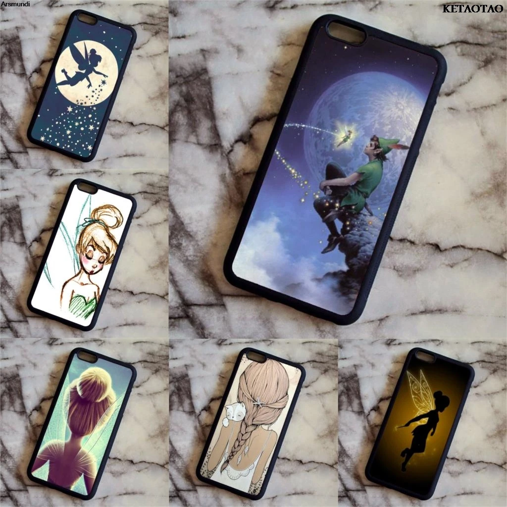KETAOTAO Peter Pan Wendy Elsa Phone Cases for iPhone 4S 5C 5S 6 6S 7 8 Plus X Case Soft TPU Rubber Silicone |