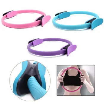

Resistance Pilates Rings Magic Circle Body Sport Fitness Weight Exercise Gymnastic Aerobic Fitness Wheel Handle Yoga Kit Ring
