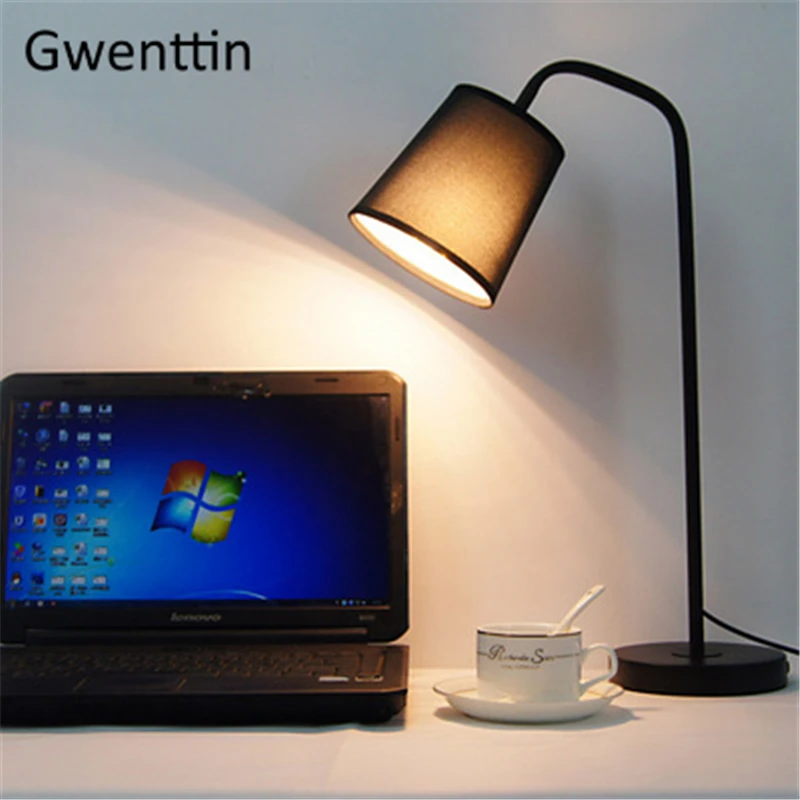 Современная настольная лампа для спальни стойка для лампы Настольная лампа для чтения прикроватная гостиная нордический домашний Декор светодиодный светильник