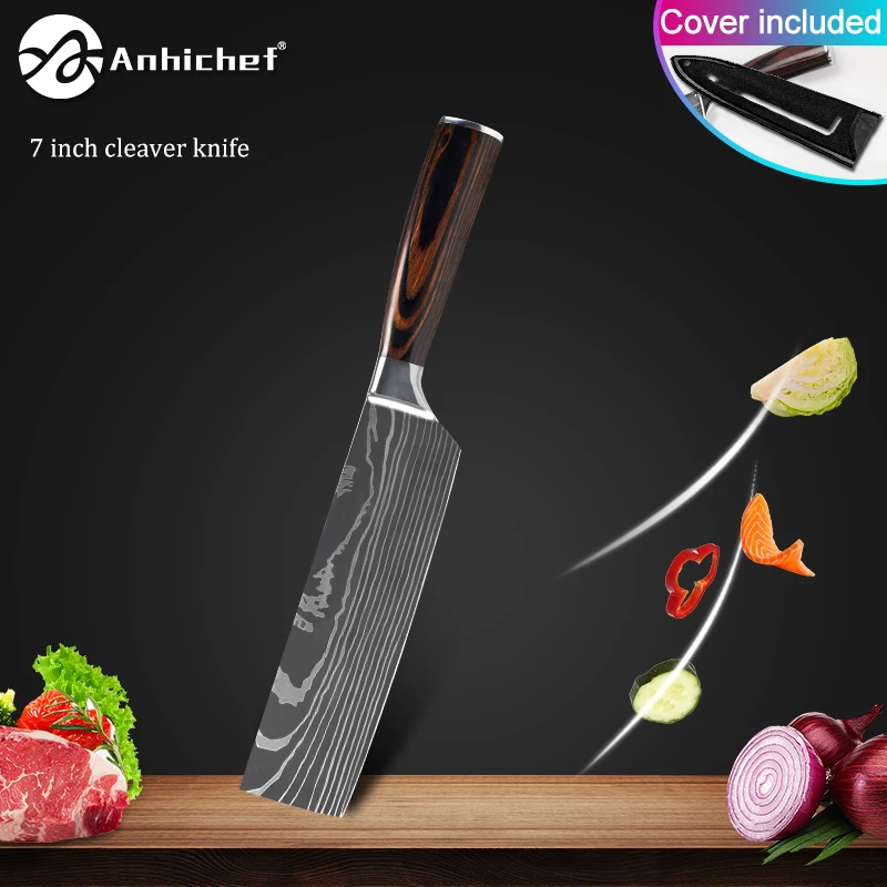 7 inch cleaver knife