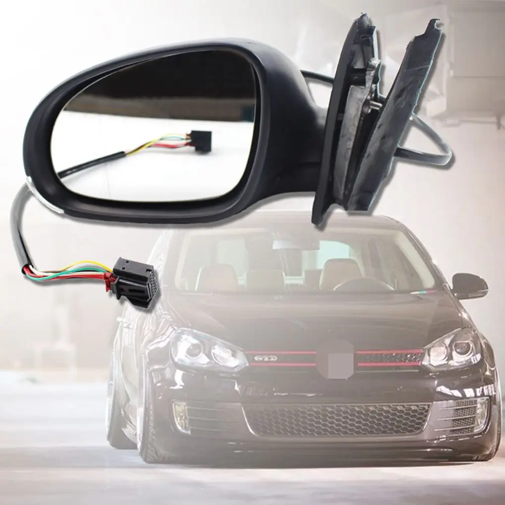 Замена для Sagitar Jetta MK5 1K1857508BG черное правое/левое боковое зеркало заднего вида