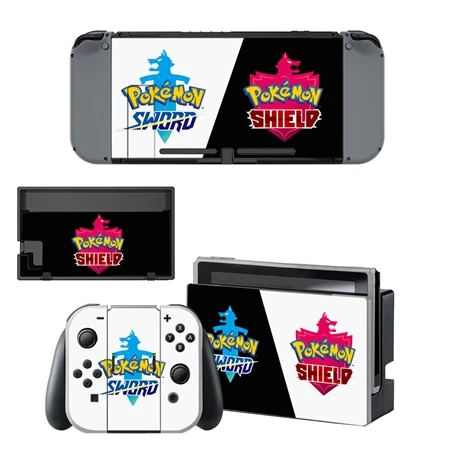 Новые наклейки Pokemo из виниловой кожи для Nintendo Переключатель консоли и контроллера - Цвет: YSNS1874