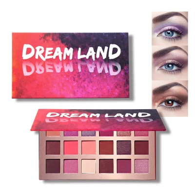 18 Colors Eyeshadow Palette Eye Shadow Makeup Powder Blender Eye Shadow Tray Set Perfect Color Gorgeous Cosmetics CJ666