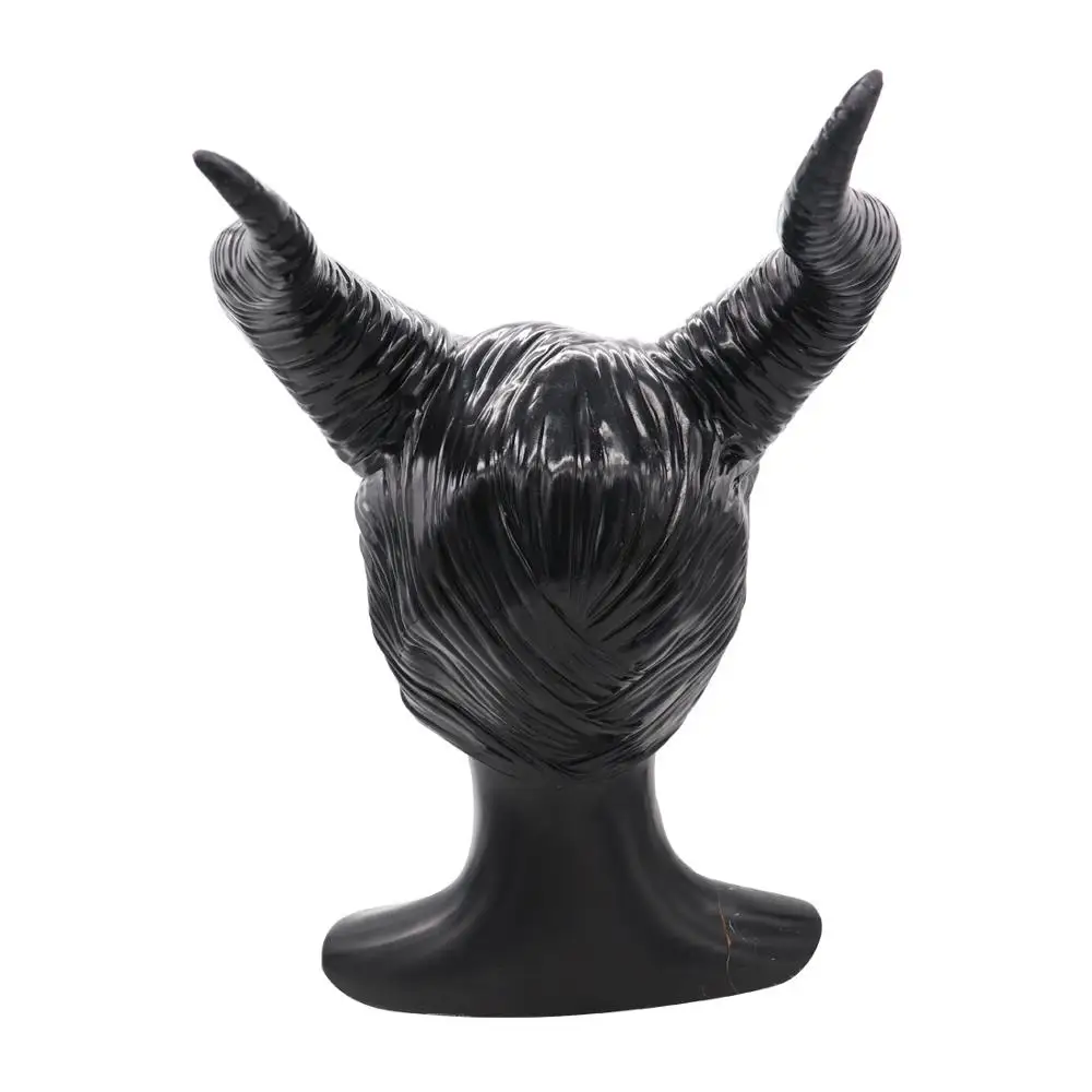 Eraspooky Maleficent: любовница злых рогов головные уборы косплей вечерние реквизиты черный Королевский головной убор Хэллоуин костюм для женщин