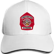 Пожарный сильный унисекс бейсбольная кепка Классическая липучка Регулируемая остроконечная сэндвич водителя грузовика шляпа