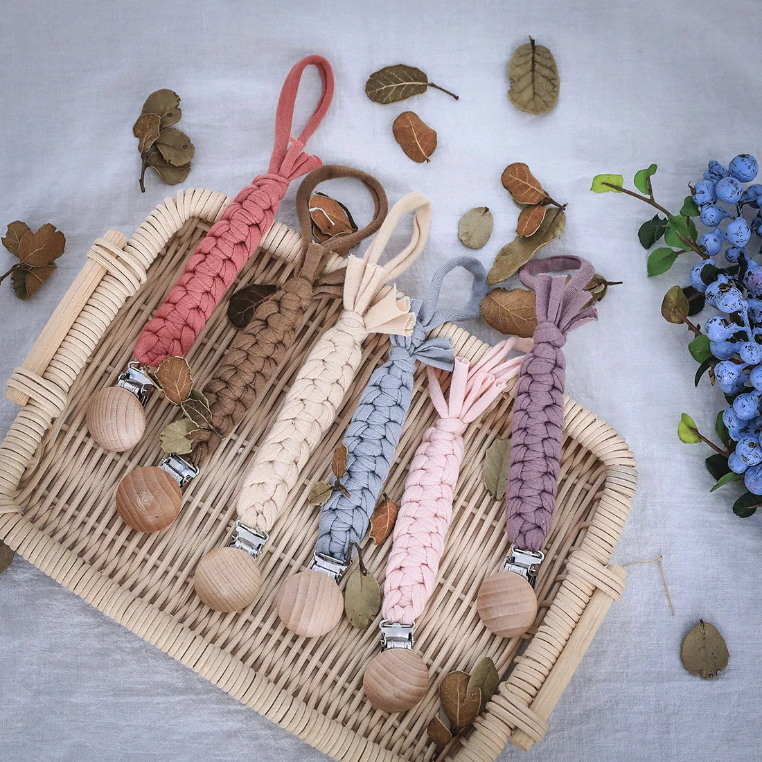 Let's Make/Детская Соска с зажимом, детские игрушки, подарок, плетеная нить, деревянные бусины, выгравированный зажим, соска с цепочкой, детский Прорезыватель для соски