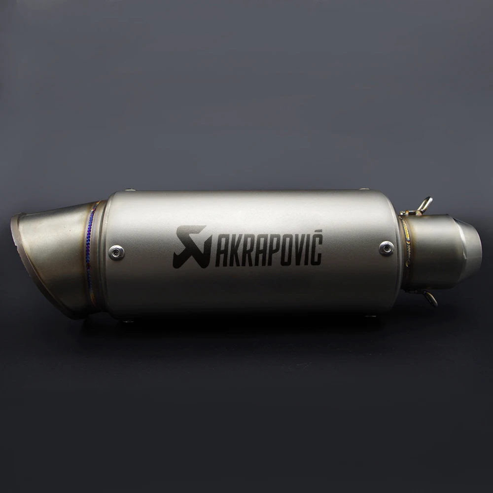 51-61 мм мотоцикл Akrapovic выхлопная Модифицированная глушитель труба для Yamaha FZS 600 DUCATI diavel HONDA cb125f KAWASAKI ninja 650