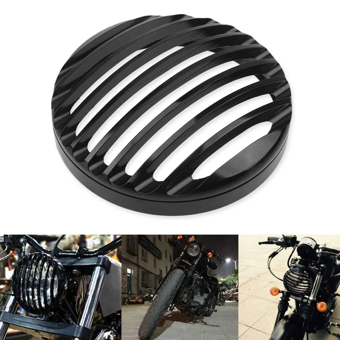 " CNC светодиодные фары Гриль Крышка для Harley Davidson Sportster XL 883 Железный 1200 04-14 на заказ XL1200C 1200 мотоцикл