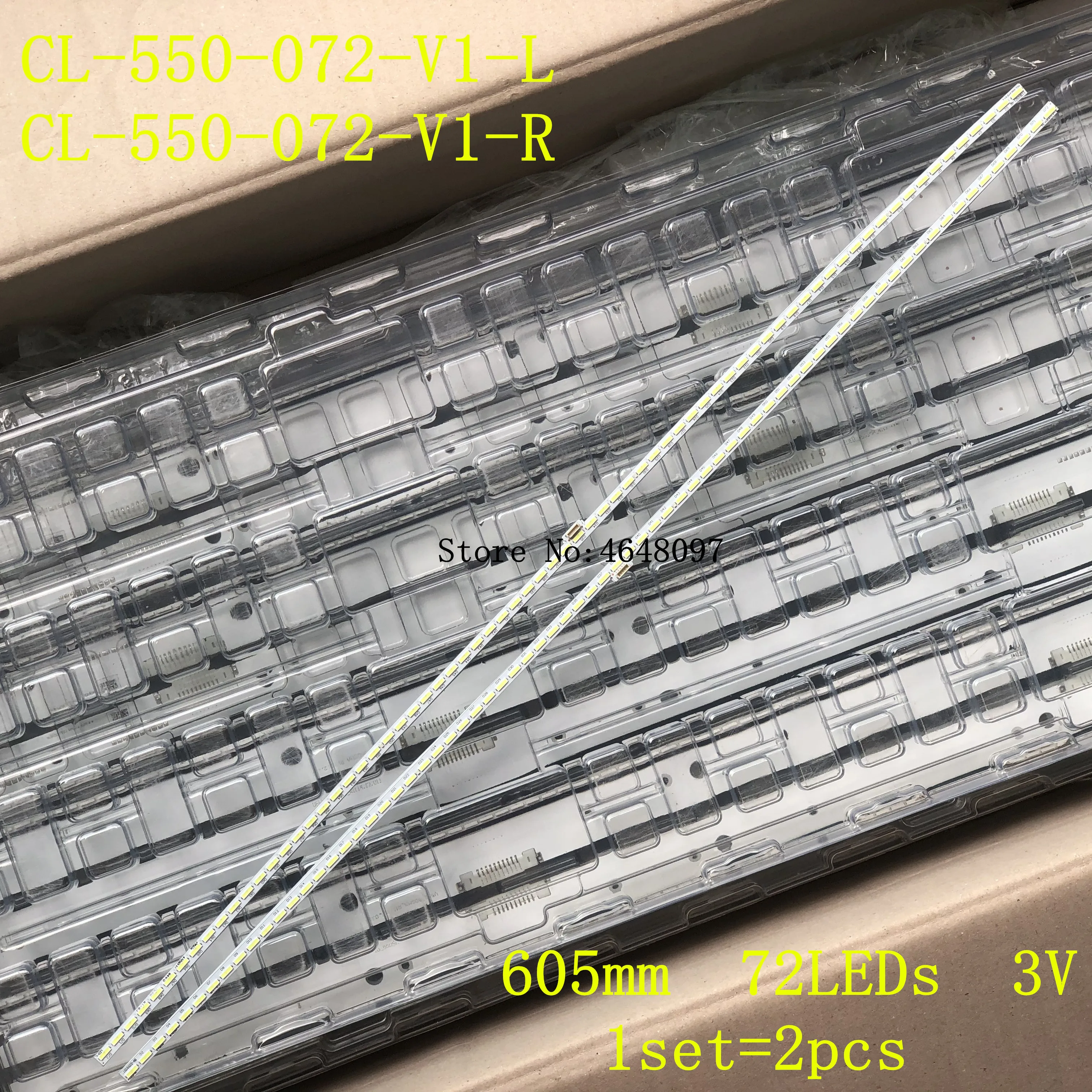 Светодиодная лента для подсветки 72 лампа Phi li p 55 &quotTV CL 550 072 V1 L R 11800822 LK10024666 AO