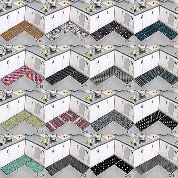 

Long Kitchen Mat Bath Carpet Anti Slip Home Entrance Doormat Tapete Absorbent Bedroom Living Room Floor Mats Modern Kitchen Rug