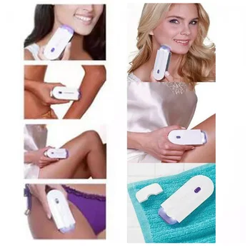 

Women Laser Epilator Smooth Rechargeable Hair Remover Instant Touchless Painless Removal Light Sensor Safely Shaver