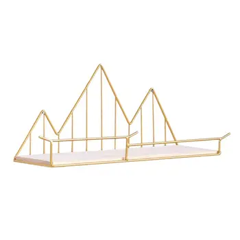 

Bedroom Living Room Wall-mounted Wall-free Decorative Storage Rack LX9C