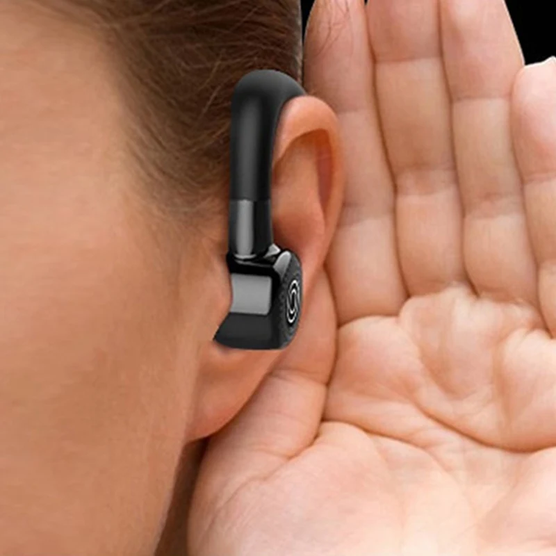 Bluetooth Earphone Wireless Headphone Handsfree Headset Earbud With HD Microphone For Driver Sport Phone iPhone Samsung xiaomi