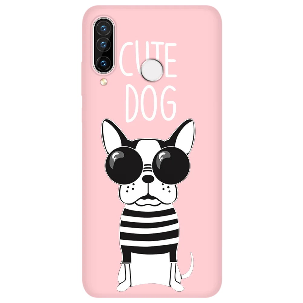 cutedog Милый чехол для huawei Y6 Y9 Y7 Prime P Smart Коврики 20 10 30 P30 P9 P10 P20 Pro Lite чехол матовый мягкий чехол из силикона и ТПУ чехол Coque - Цвет: cutedog