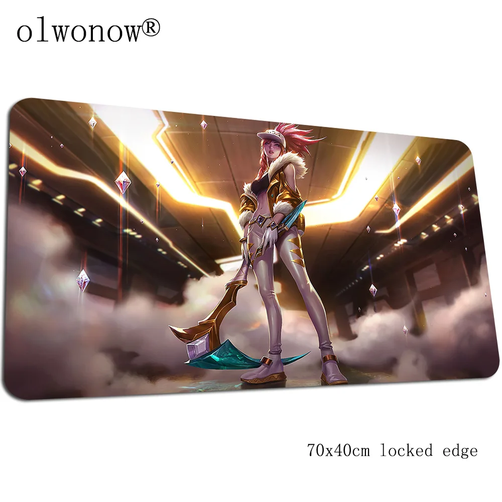 Ahri sexy mousepad 700x400x3mm large gaming mouse pad gamer mat game computer padmouse keyboard cheapest play mats - Цвет: Size 700x400x3mm