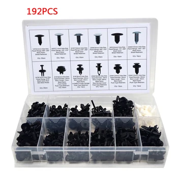 

192pcs Clip Automotive Push Pin Retainer Assortment Kit For Toyota GM Ford