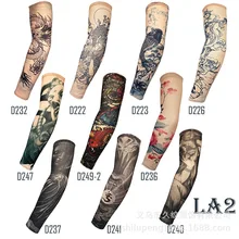 Нарукавник с татуировкой,, защита от солнца, УФ-защита, тату, рукава в стиле колледжа, на руку, музыкальный фестиваль, большой цветок, на руку, для рыбалки