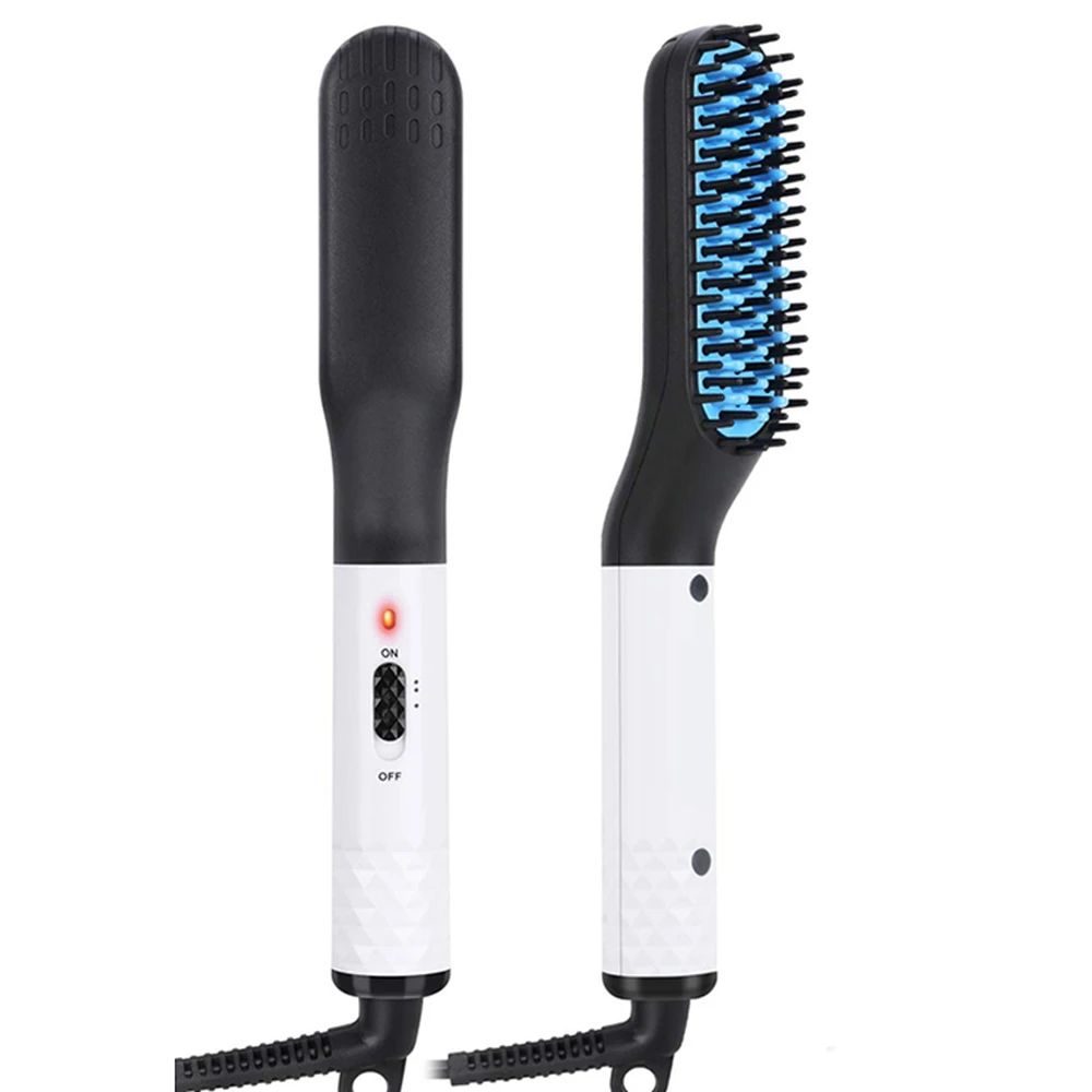 Escova de Alisador de Cabelo Alisamento de Cabelo Cuidados com o Cabelo Multifuncional Escova Aquecida Cerâmica Anti-escalda Pente Quente Aquecimento Rápido 20 Computers & Electronics
