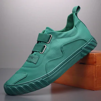 

Brand New Style Men Casual Canvas Sneakers British Fashion Men's Slip-on Shoes Spring/Autumn Trend Male Simple Loafers BD20134