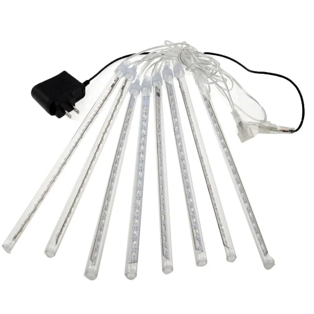 

Rain Drop String Lights Led Meteor Shower Tube Lights Icicle Snow Falling Fairy Light For Party Holiday Garden Decoration