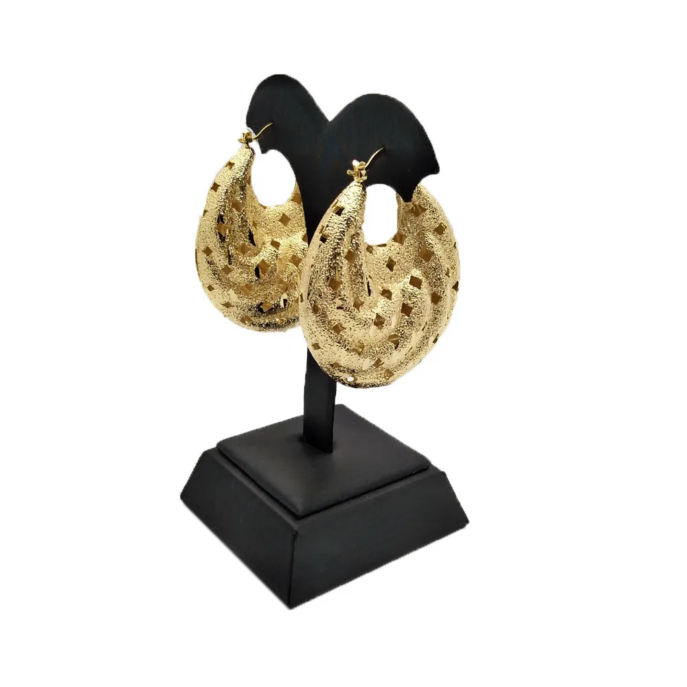 Золотой Цвет Серьги Кулон Ювелирные наборы дизайн для африканских женщин ожерелье камень кулон