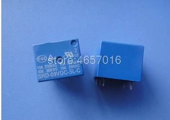

5Pcs/Lot SRD-09VDC-SL-C T73-9V 5 pin PCB Type 9V DC Power Relay