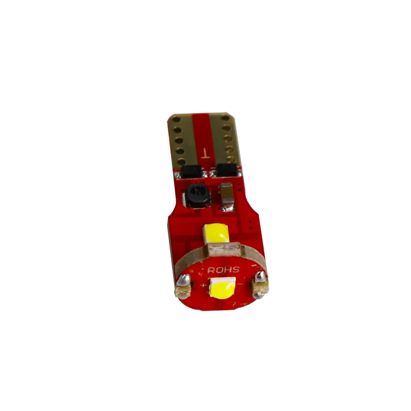 100X T10 canbus 3 smd 3030 светодиодный convext 0.13A не Полярный без ошибок Клин автомобильный индикатор свет парковочные лампы лампа, автомобильное освещение источник