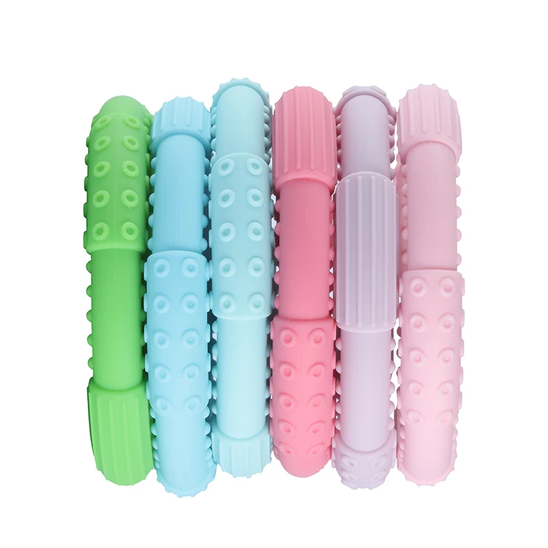 3PCS Teething Bracelet Baby Silicone Bangle Baby Kids Nursing Wristband Teether Jewelry Food Grade Silicone BPA Free