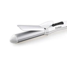 Kemei Выпрямитель для волос профессиональные бигуди 2 в 1 керамические щипцы для завивки выпрямления волос бытовые инструменты для укладки волос Электрические волосы 38D