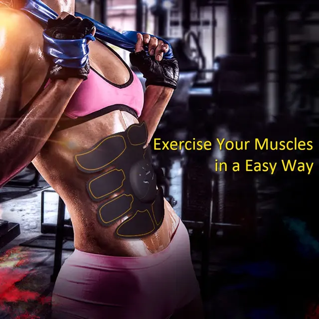 US $5.35 Body Building Fitness Muscle Stimulator Abdominal Exerciser Device Abdominal Muscle Trainer Body Sl