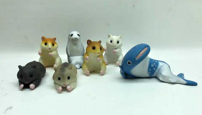 ПВХ фигурка игрушка модель тропический хомяк 7 шт./компл