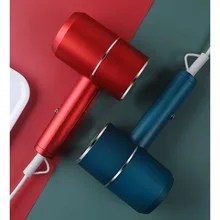 Professional Hair Dryer With Nozzle & 3-pin Plug 1000 Wind Strong With Blue Ray Ionic