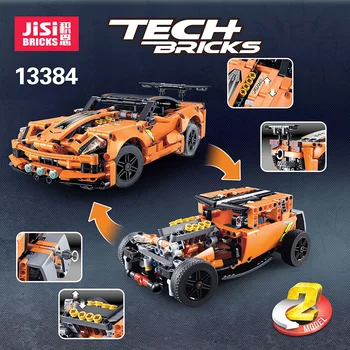 

Technic chevrolet corvette ZR1 Building Blocks Kits Bricks Classic City Creator Model Kids Toys For Children Gift