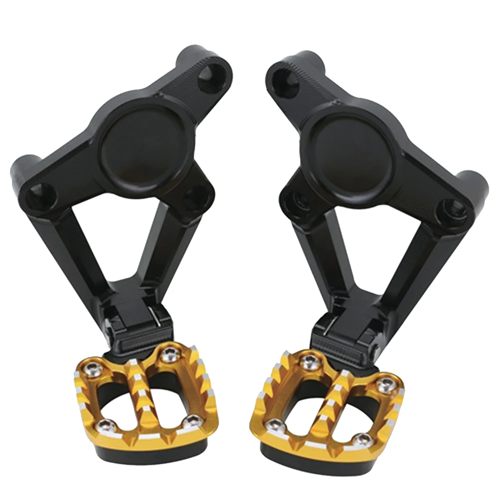 

Motorcycle Sturdy Replacement Rest Foot Pegs Easy Install Rear Mount Decorative Pedal Folding Practical For Honda XADV 750