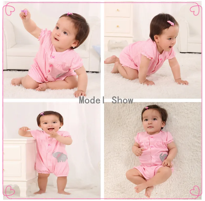 Baby Jumpsuit Cotton  2020 Summer Baby Rompers Newborn Girl Boy Baby Clothes Kids Jumpsuits High Quality Cute 100%Cotton Short Sleeve Baby Clothes Set Cute Infant Baby Girls Romper