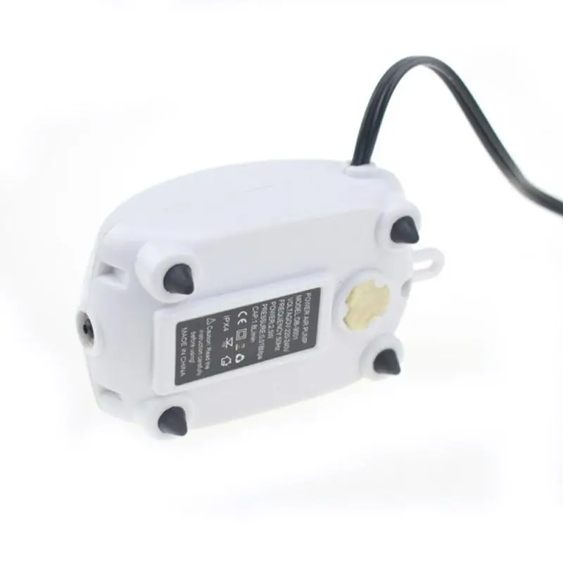 US/EU Ultra Low Noise Aquarium Air Pump Fish Tank Mini Air Compressor Oxygen Pump Aquarium Fish Tank Oxygen Pump