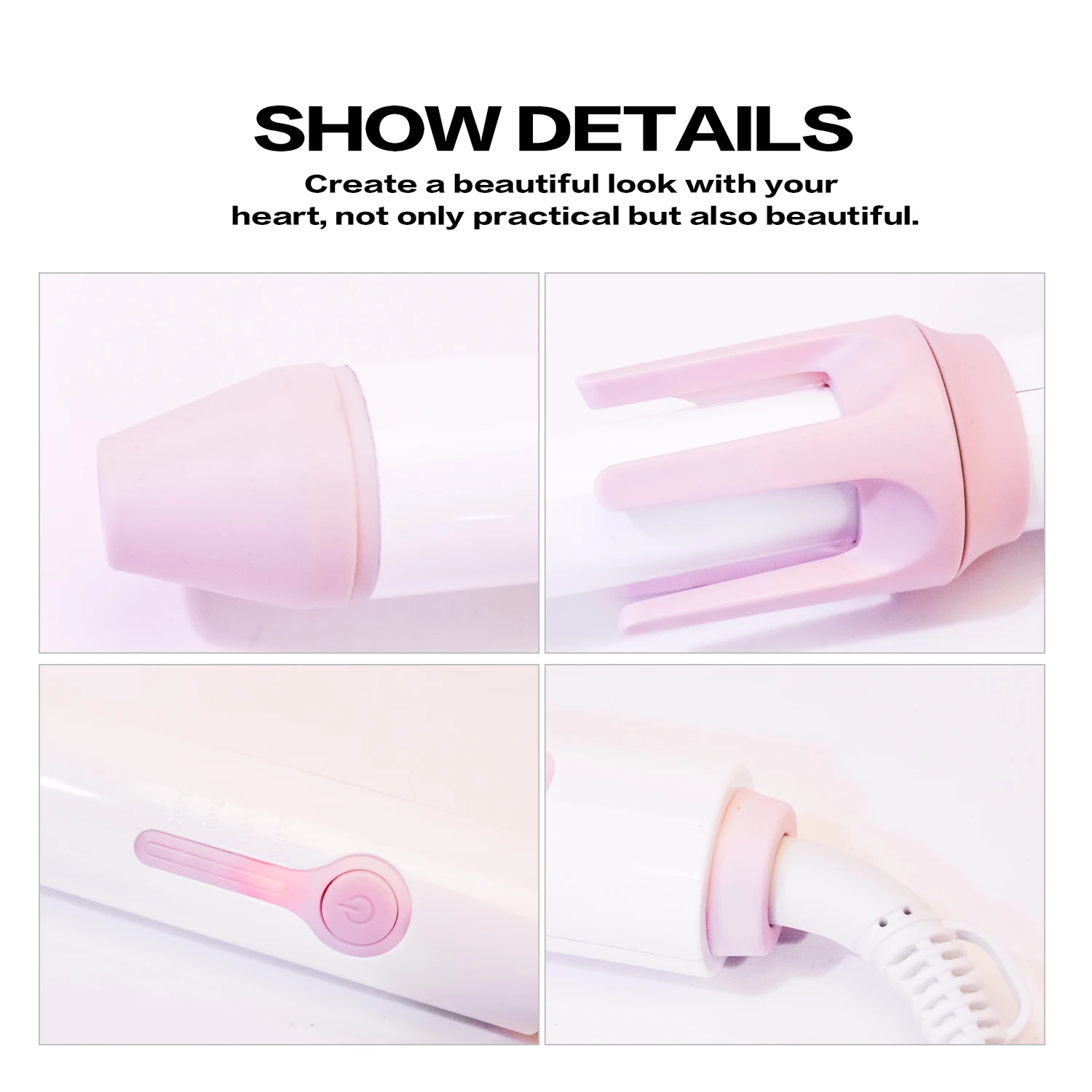 Modelador de Cabelo Crimper para as Mulheres Automático Estilo Rápido Varinha Profissional Barris Cerâmica Rotativa Curling Ferro 6 mulheres estilo rápido modelador de cabelo varinha