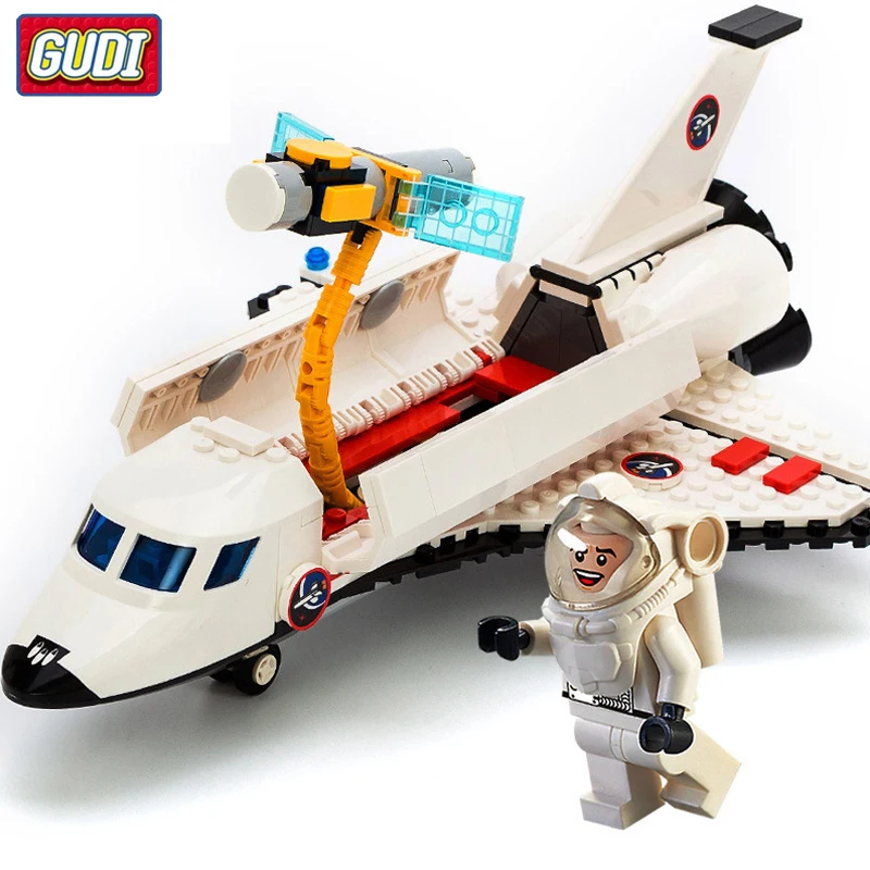 

GUDI City Series Spaceport Space Shuttle Launch Center Rocket Building Block Bricks Kids Toys For Children Legoingly Technic