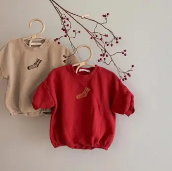 

2019 new baby girls boys romper cotton fashion autumn winter full sleeve kids girls jumpsuits 6-24 month