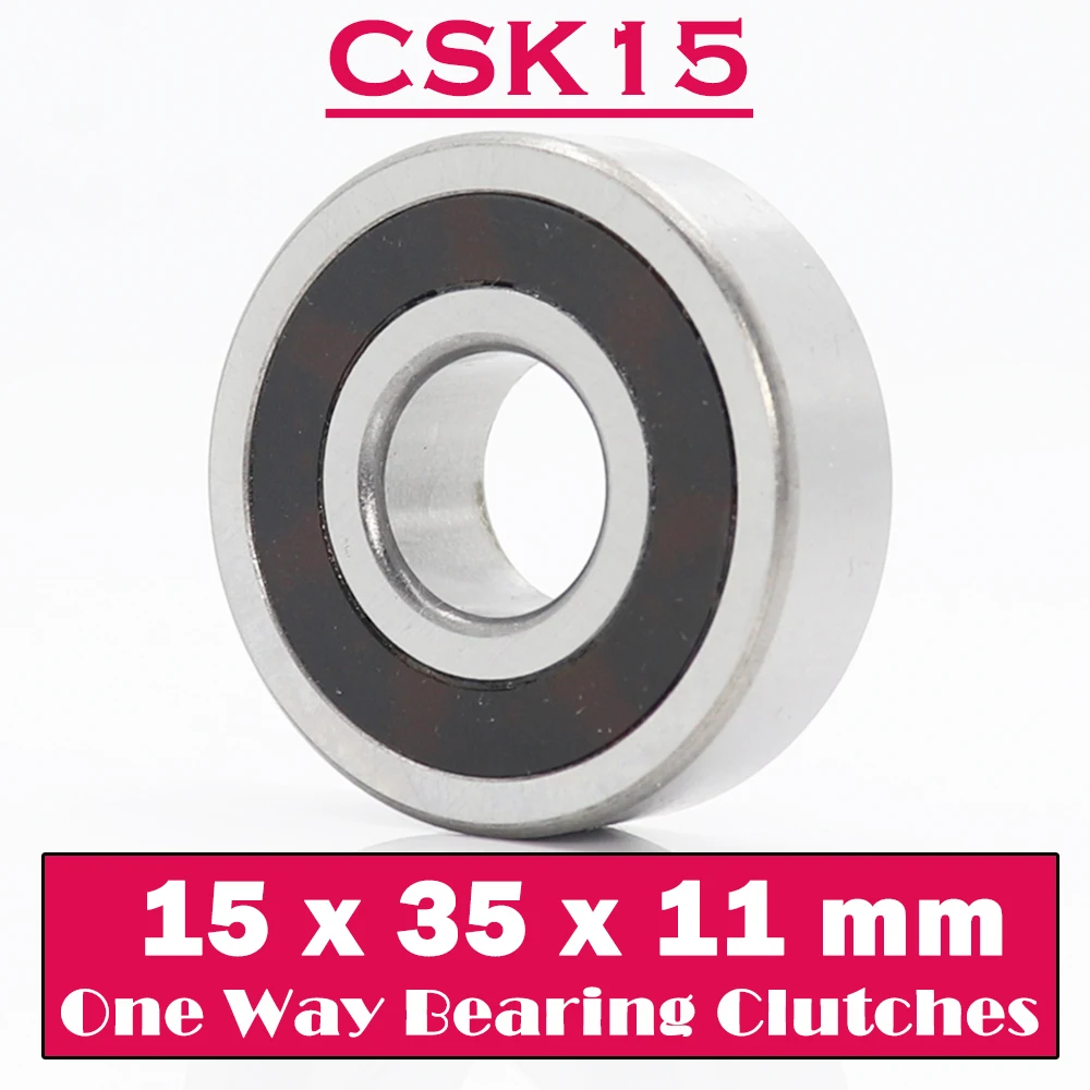 

CSK15 One Way Bearing Clutches 15*35*11 mm ( 1 PC ) Without Keyway CKK15 CSK6202 FreeWheel Clutch Bearings CSK202
